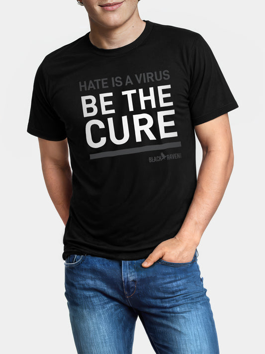 Black graphic tee with design: “Be the Cure Bold - For Everyone Tee”